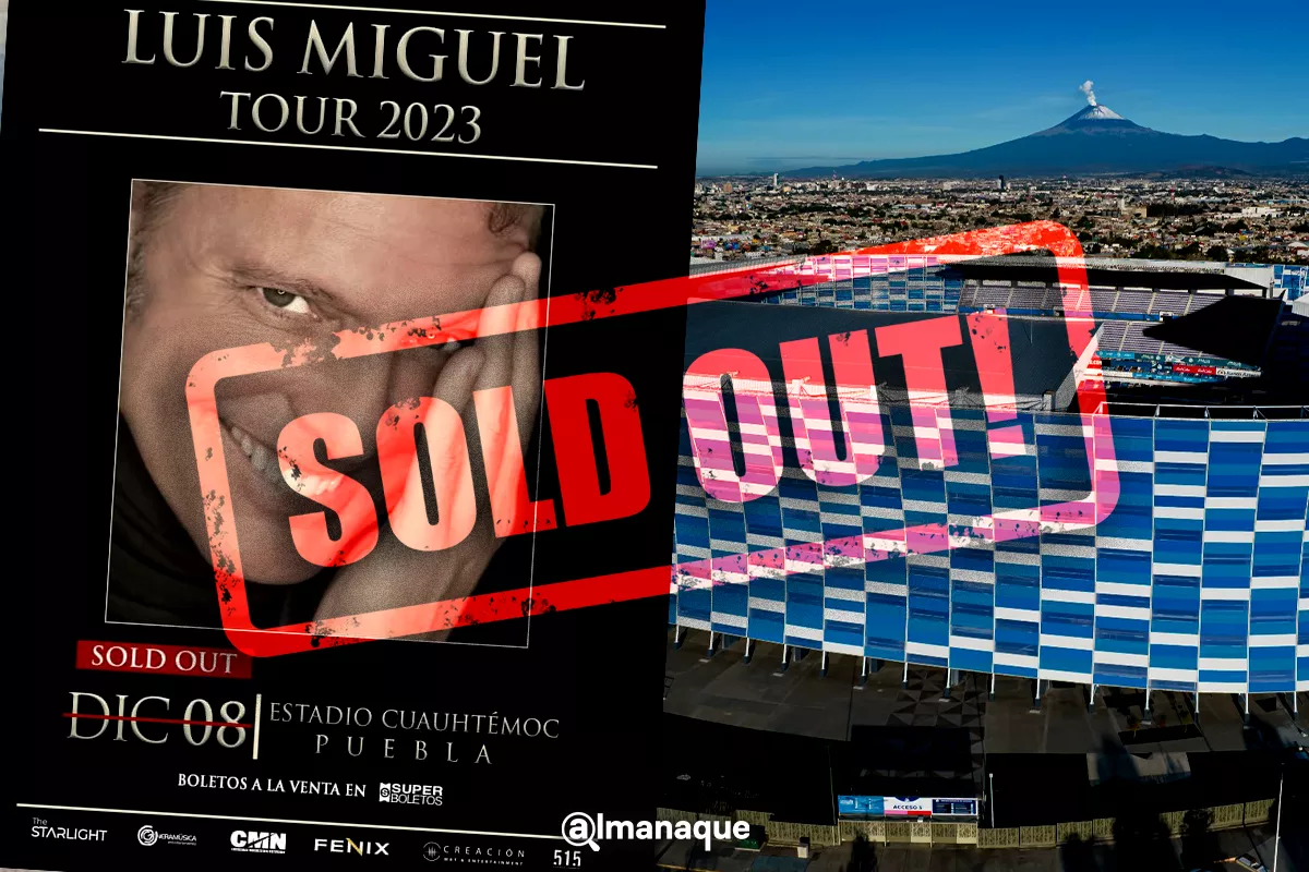 Luis Miguel hace sold out en Puebla