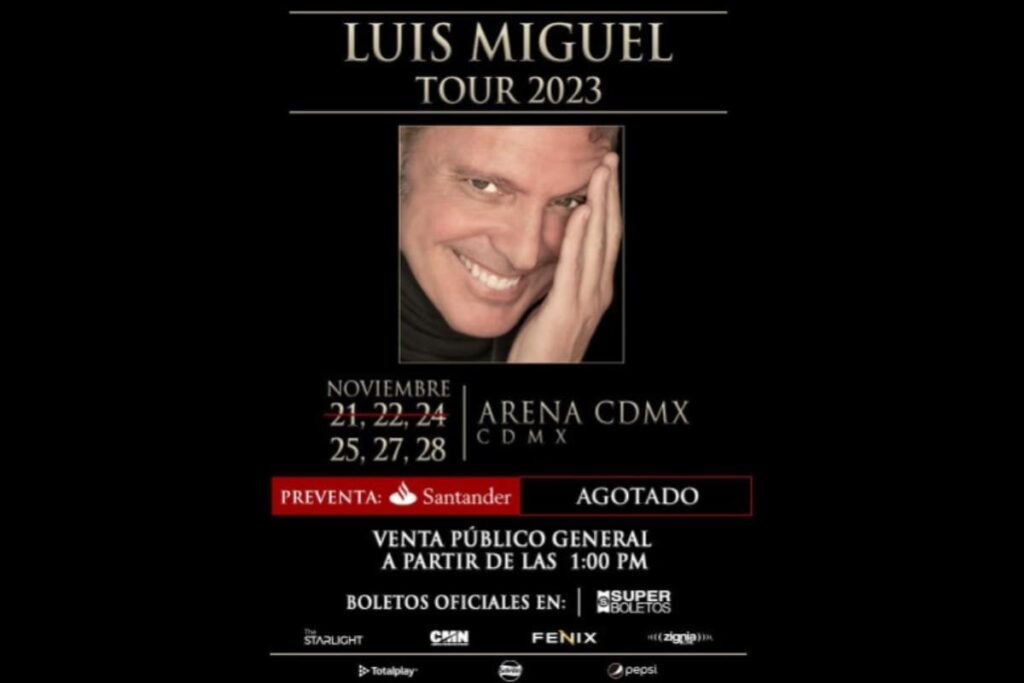 Agotan segundas fechas Luis Miguel