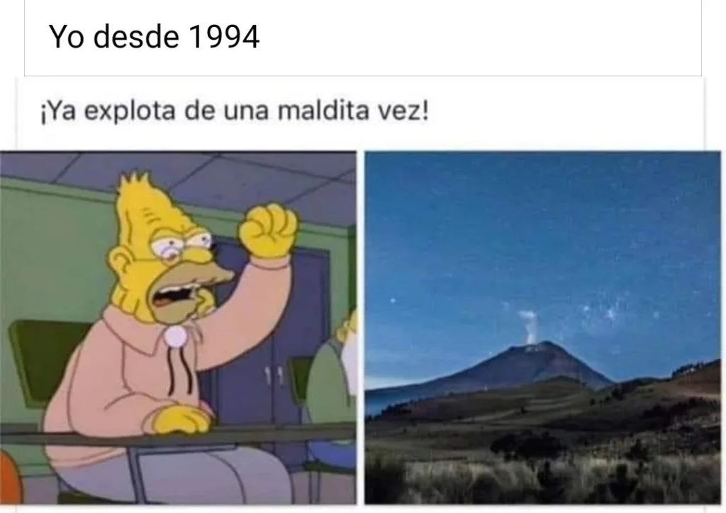 memes popocatepetl