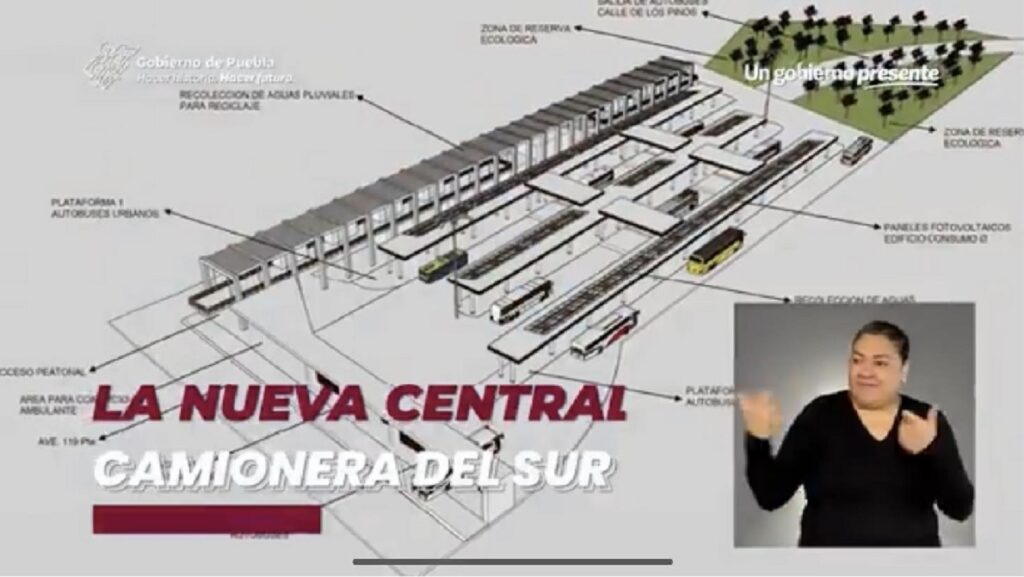 nueva central camionera Puebla