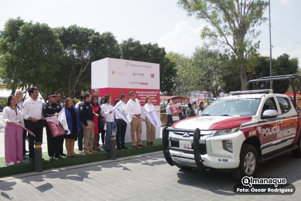 Sergio Salomón y Mundo Tlatehui preparan proyectos para San Andrés Cholula por 80 mdp 11 patrullas 1