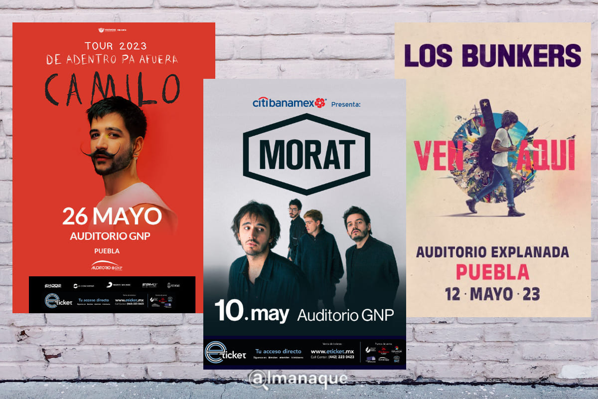 Conciertos en Puebla de mayo: la agenda musical que no te puedes perder 7 Conciertos Puebla mayo