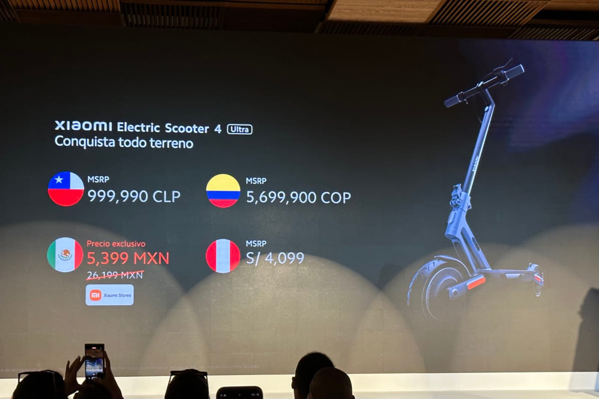 Electric Scooter 4 Ultra: el nuevo patín eléctrico de Xiaomi con precio especial en México 4 Electric Scooter 4 Ultra