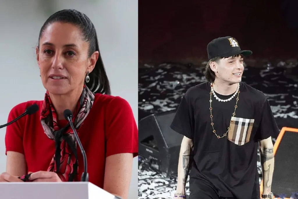 promocionan a claudia sheinbaum con cancion de peso pluma