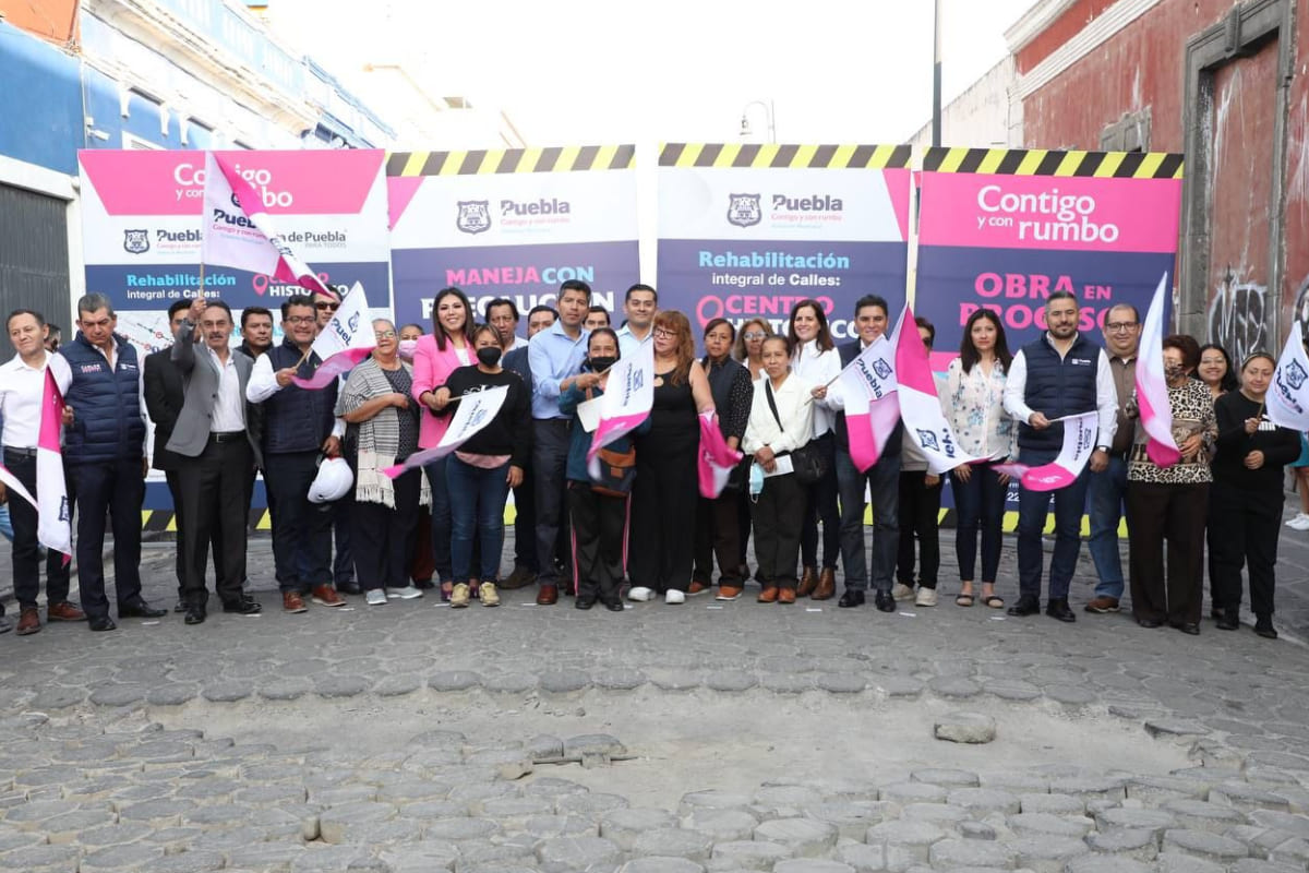Ayuntamiento y Agua de Puebla arrancan obras de rehabilitación integral de calles del Centro Histórico 3 rehabilitacion CH