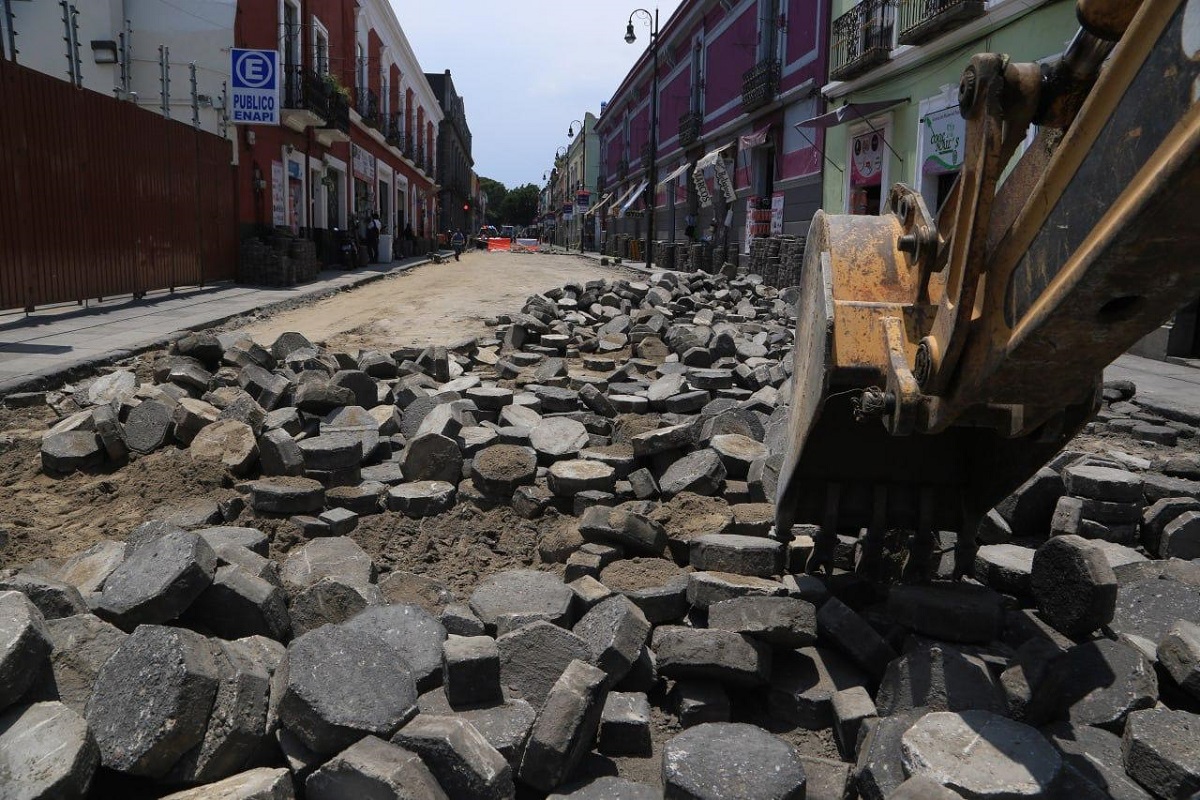 Las obras de rehabilitación de las calles del Centro Histórico, van por buen rumbo 1 rehabilitacion oriente poniente