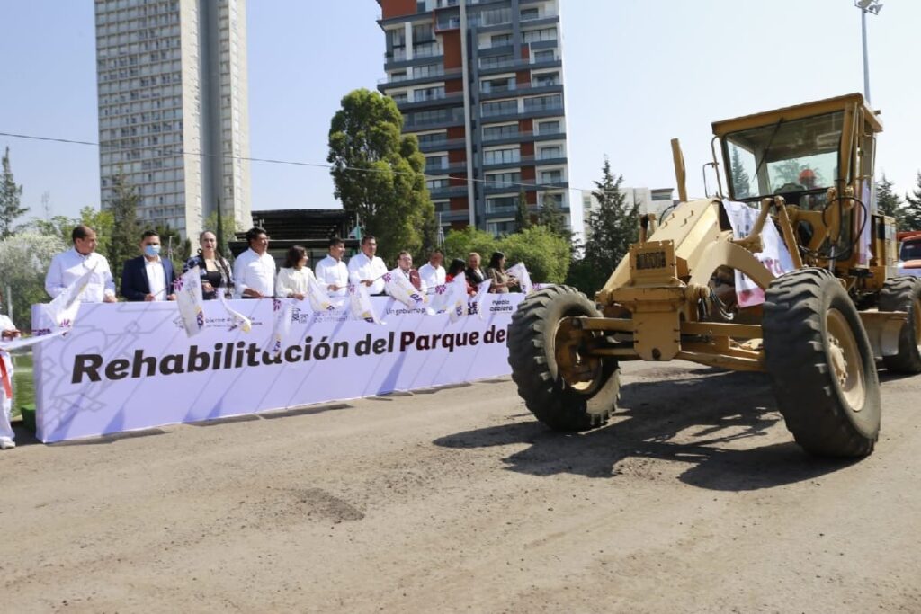 remodelacion parque del arte Puebla