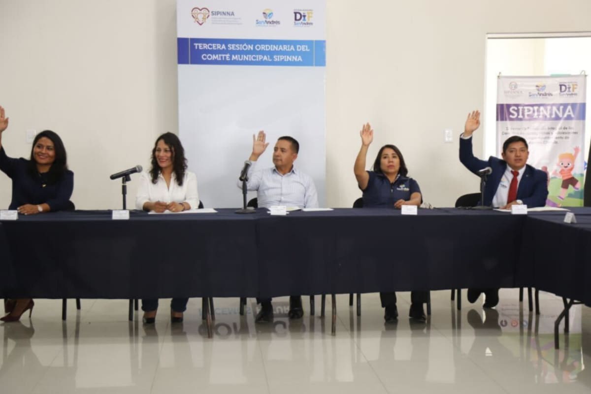 Ayuntamiento de San Andrés Cholula lleva a cabo la Tercera Sesión Ordinaria del SIPINNA 1 sesion ayuntamiento SACH 1