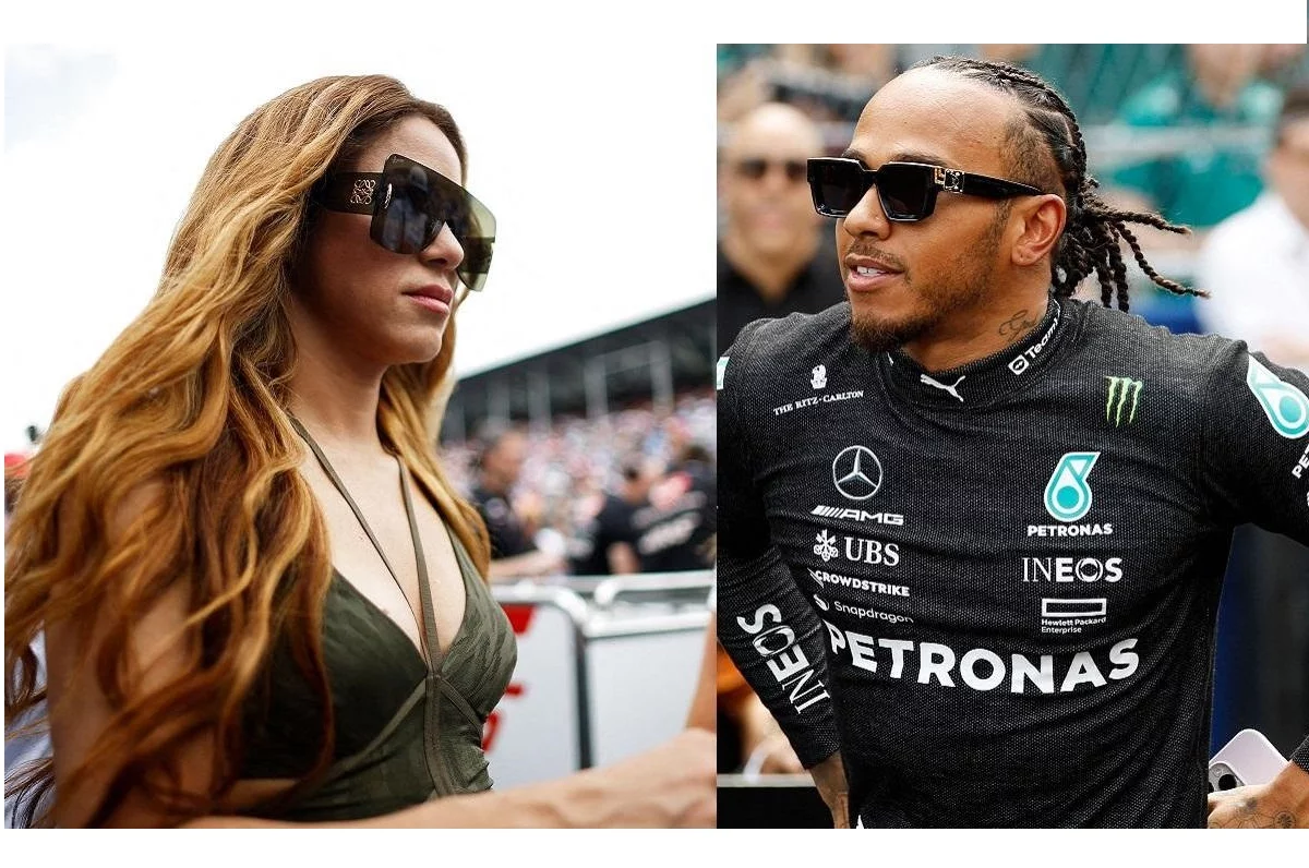 FOTOS: Captan a Shakira y Lewis Hamilton juntos en un paseo en yate en Miami 6 shakira y lewis