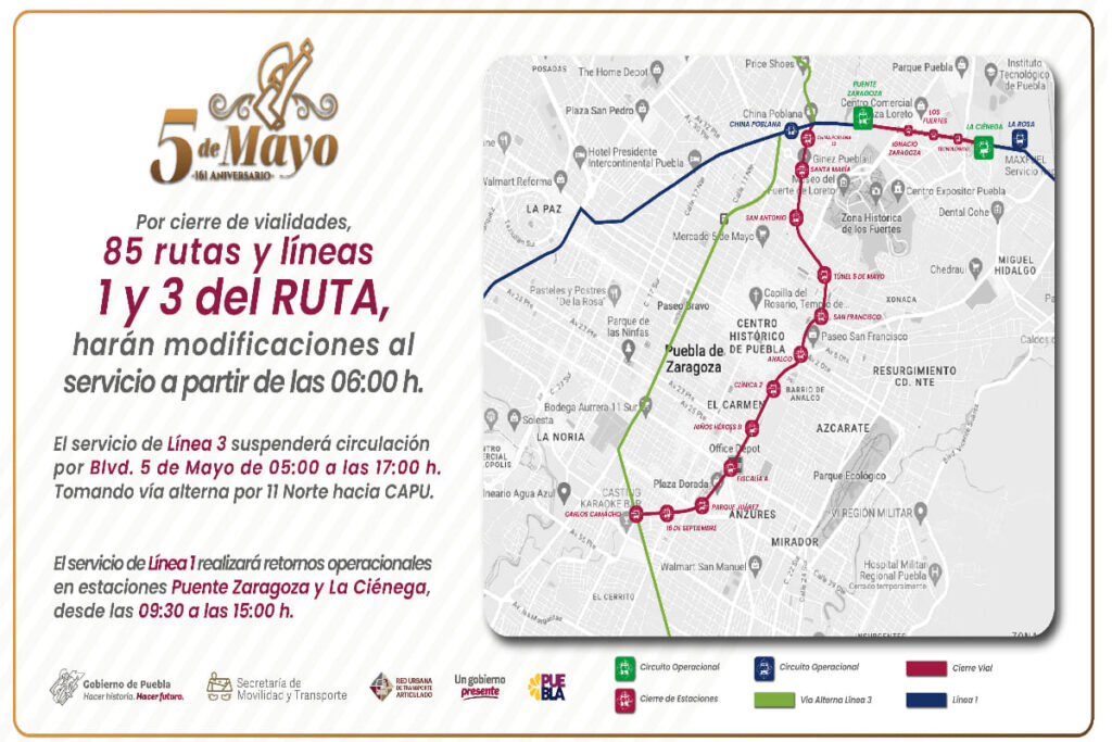 transporte publico 5 de mayo 1