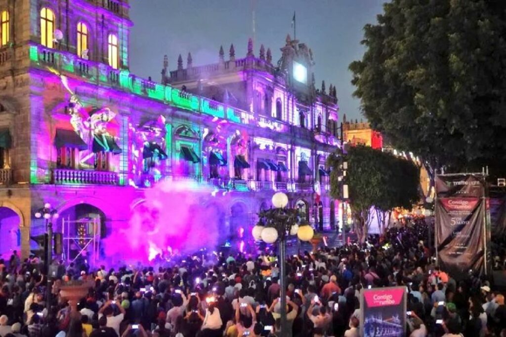 video mapping batalla de puebla