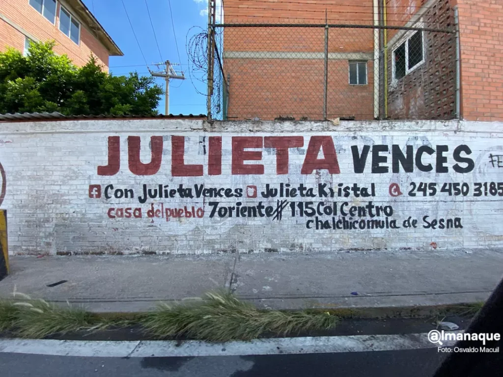 Despintado de bardas politicas Puebla 5