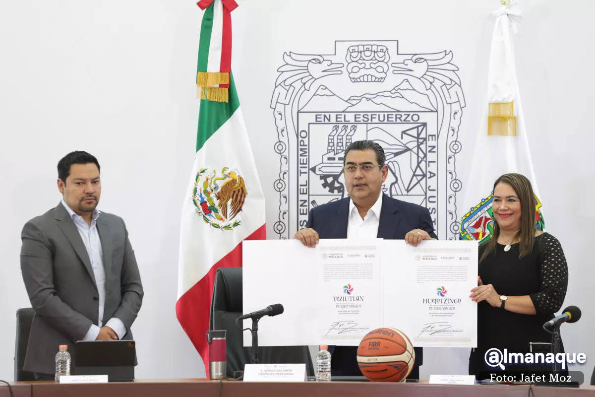 Puebla impulsará que Zacapoaxtla y Tecali sean Pueblos Mágicos 5 Gobernador del estado Sergio Salomon Rueda de prensa 29 de junio 5
