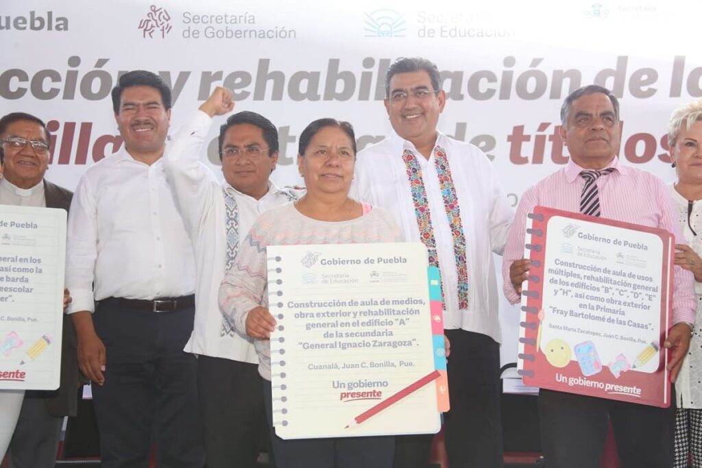 Gobierno de Sergio Salomon invierta en infraestructura educativa en Juan C Bonilla 1
