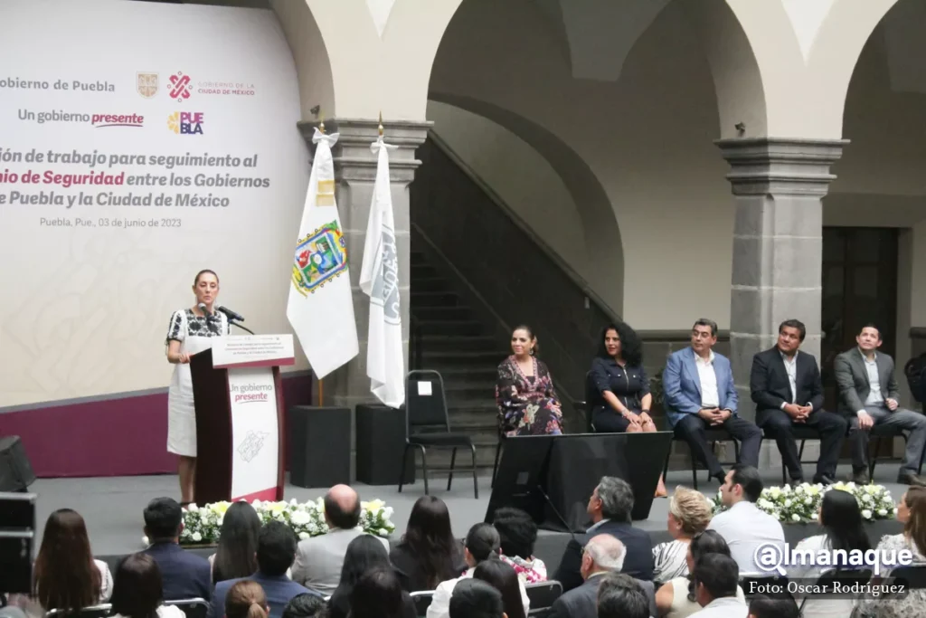 Inauguracion Palacio de Gobierno Sergio Salomon Claudia Sheinbaum 16