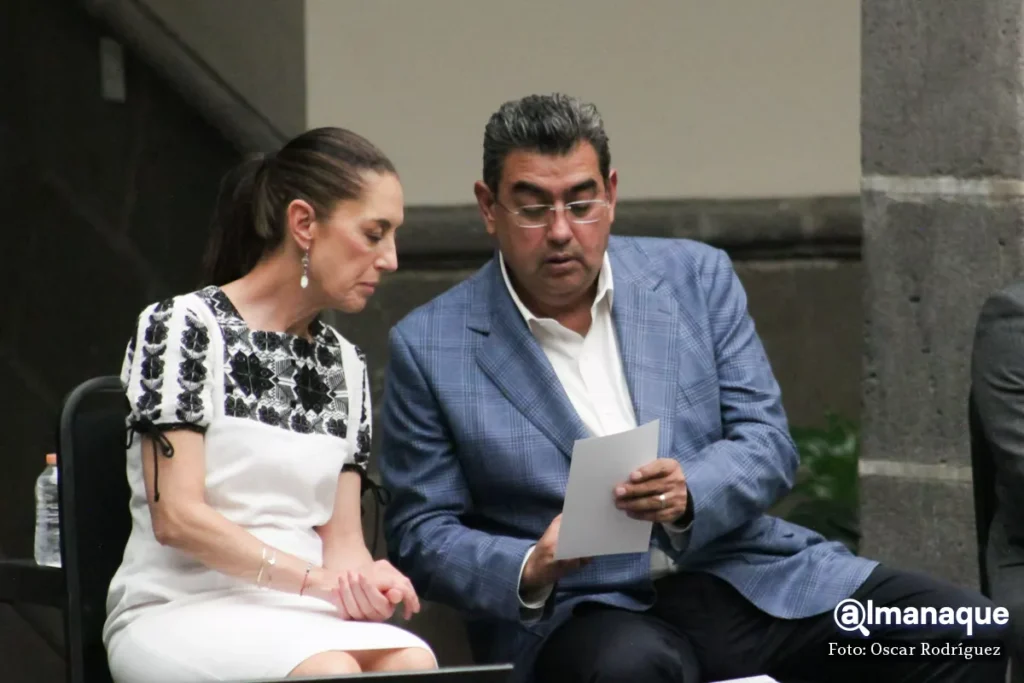 Inauguracion Palacio de Gobierno Sergio Salomon Claudia Sheinbaum 2