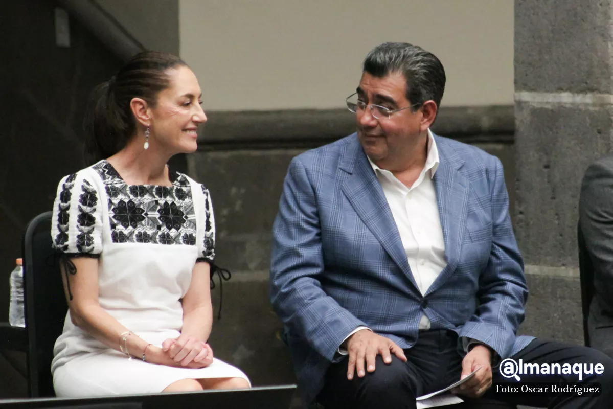 Inauguracion Palacio de Gobierno Sergio Salomon Claudia Sheinbaum