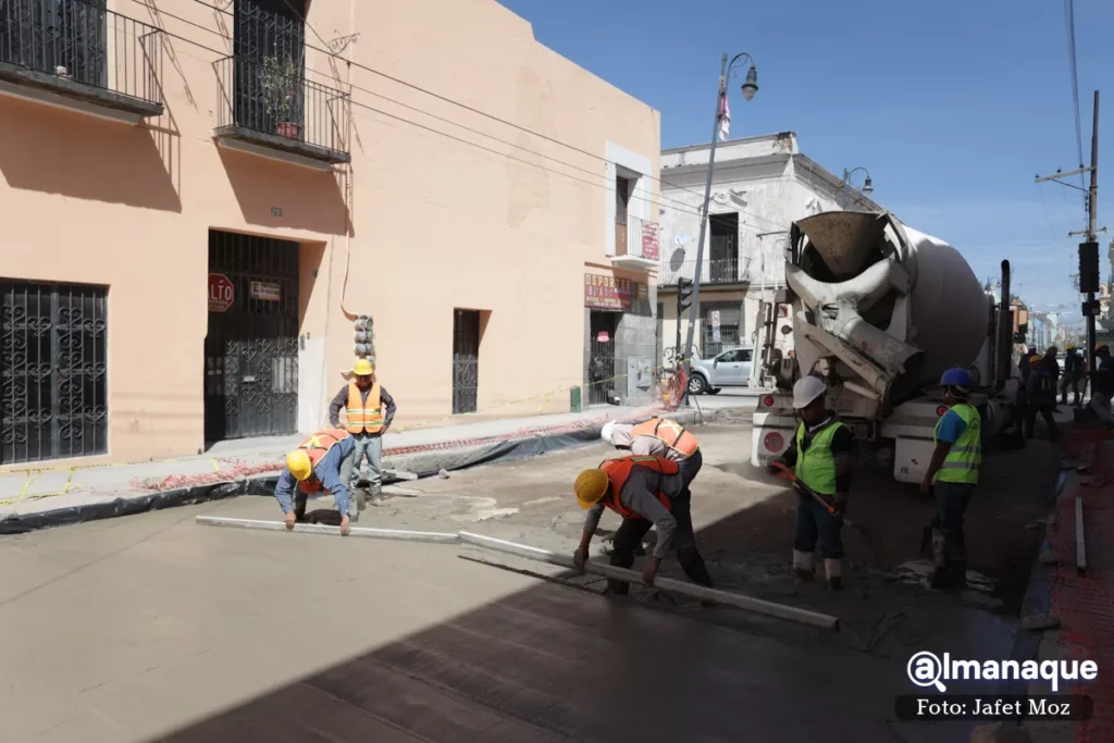Puebla Obras Centro Historico Junio 9