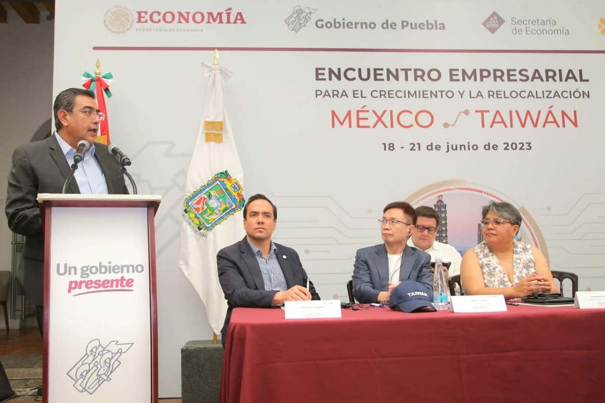 Puebla, de cara a convertirse en el nodo logístico del futuro del país: Sergio Salomón 2 Sergio Salomon Mexico Taiwan 1