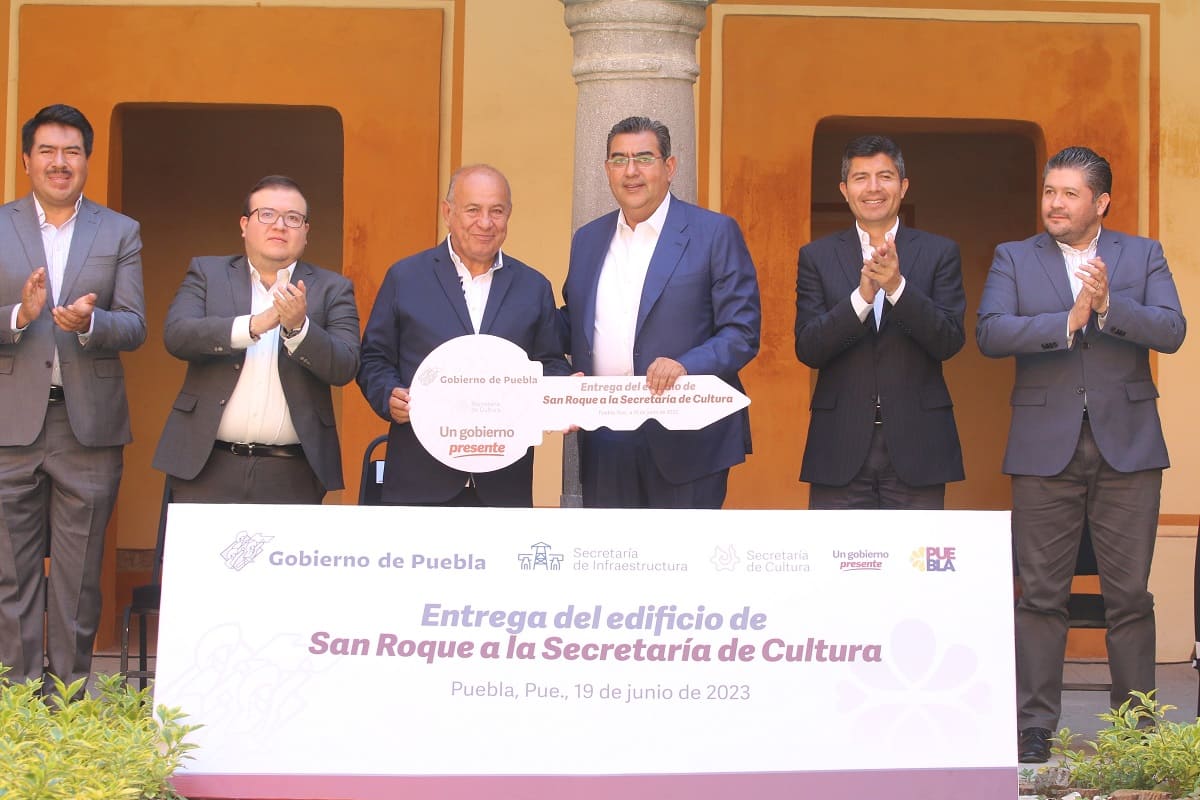 Rescata y conserva gobierno estatal patrimonio cultural: Sergio Salomón inaugura rehabilitación de “San Roque” 2 Sergio Salomon San Roque 1