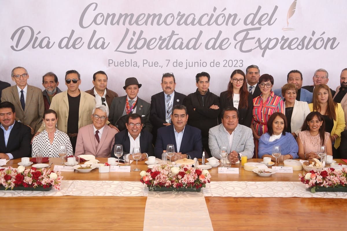Garantiza Sergio Salomón respeto y seguridad para el ejercicio del periodismo en Puebla 2 Sergio Salomon respeto y seguridad para periodistas 1