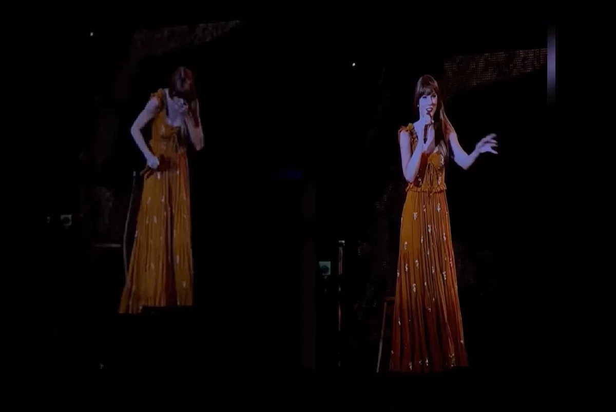 VIDEO: Taylor Swift se traga un insecto accidentalmente durante su concierto en Chicago 4 Taylor Swift se come un insecto