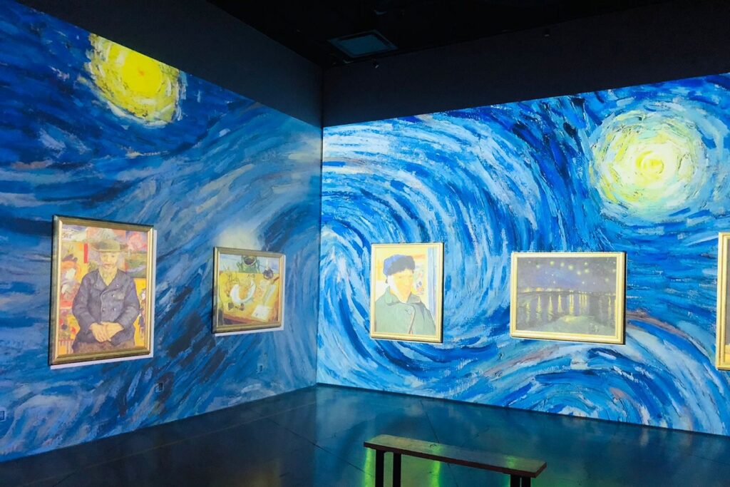 experiencia inmersiva de van gogh