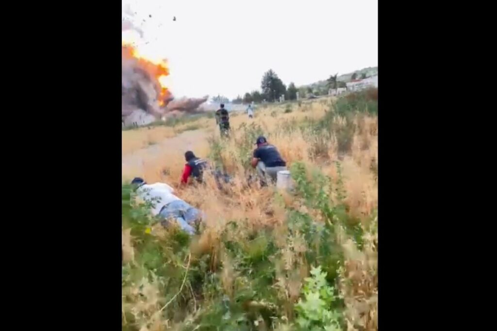Explosión de polvorín en Tultepec