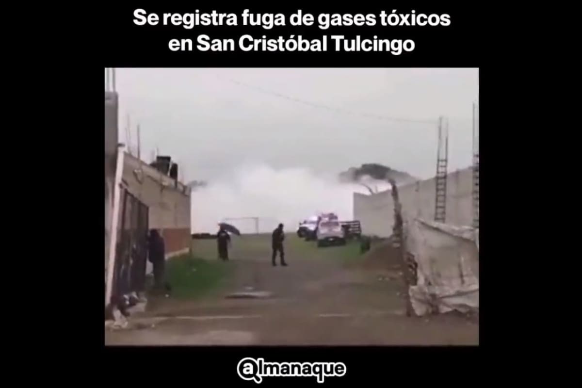 Reportan fuga de gases es tóxicos en Tulcingo; evacúan a vecinos de la zona 3 Fuga de gas en Tulcingo