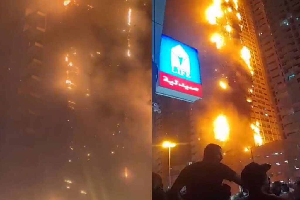 Incendio emiratos arabes unidos