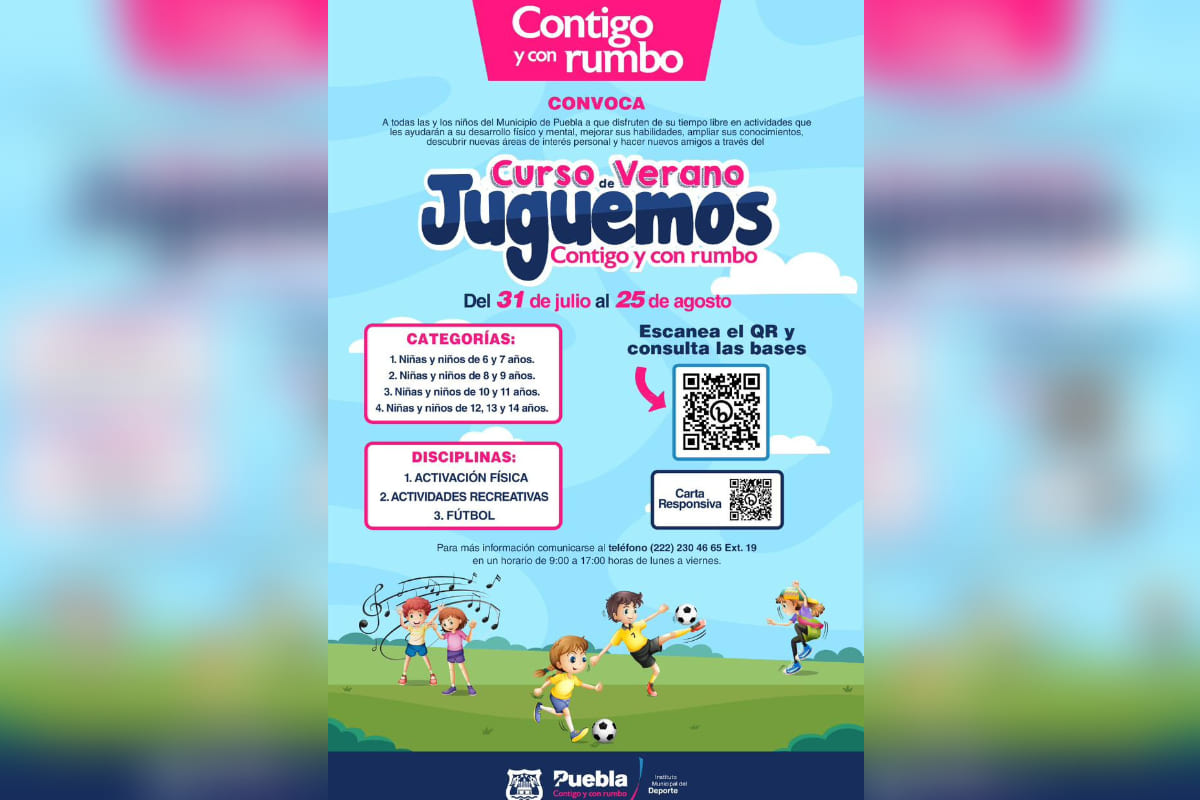 Deporte municipal oferta cursos de verano "Juguemos Contigo y Con Rumbo 2023" 1 juguemos contigo y con rumbo 1