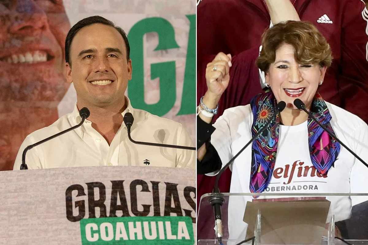 PREP: Delfina saca 8 puntos a Del Moral en Edomex y Manolo 35 a Guadiana en Coahuila 3 manolo jimenes y delfina gomez