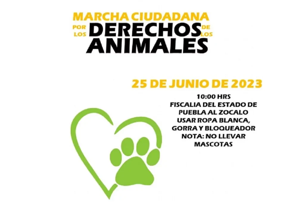 marcha por los derechos de los animales