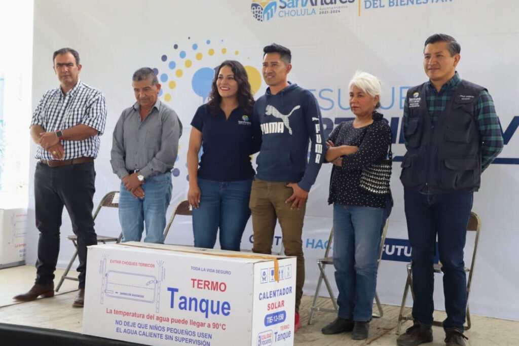 segunda entrega de calentadores solares sach 1