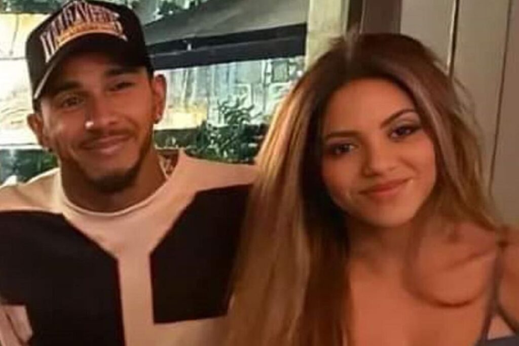 Shakira y Lewis Hamilton