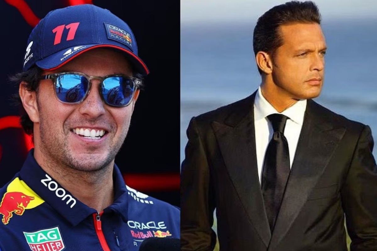 Luis Miguel y Checo Pérez pasaron un tiempo juntos en el GP de España 4 yeri mua 1