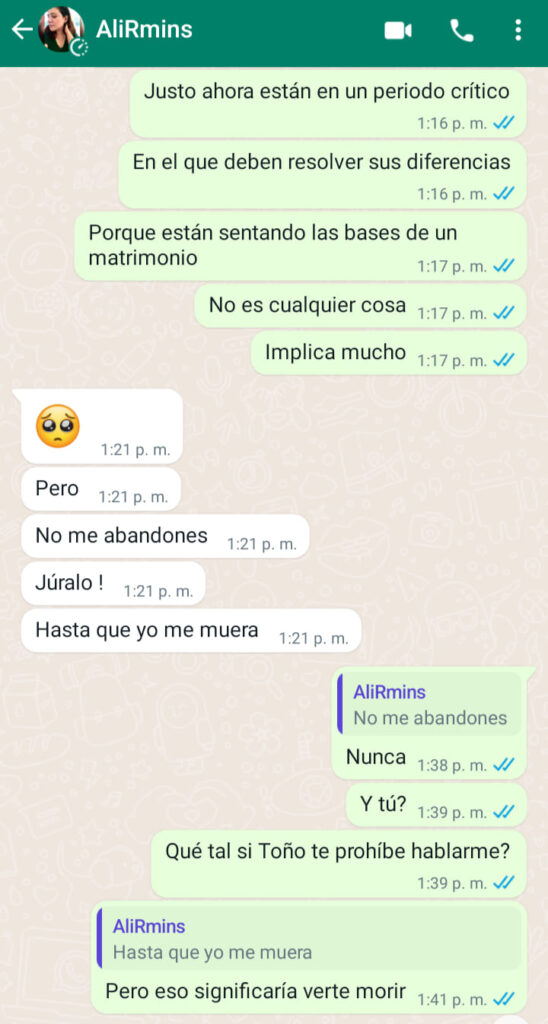 Conversaciones Aline 6
