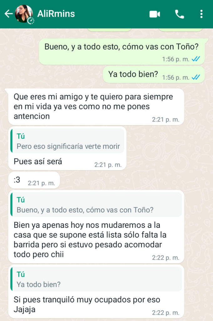 Conversaciones Aline 7