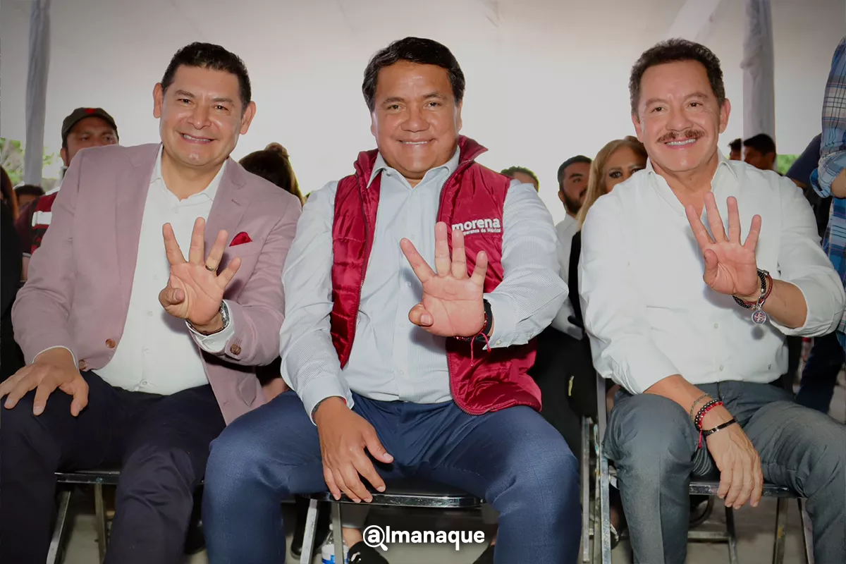Morena reúne a Nacho Mier, Julio Huerta y Armenta, sus tres aspirantes a la gubernatura; descartan fractura 3 Julio Huerta Alejandro Armenta Ignacio Mier Jornadas de Debate y Cultura