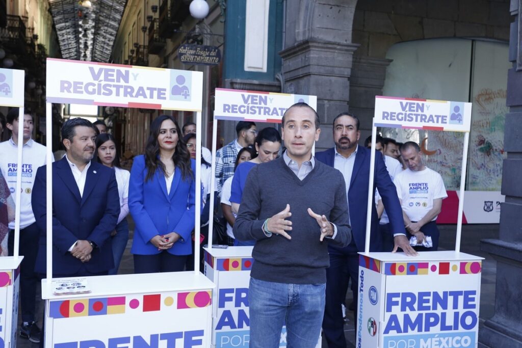 Llama Mario Riestra a dirigencias de PRI PAN PRD en Puebla