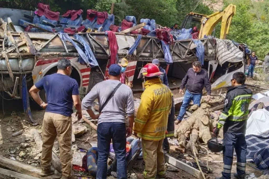 Tragico accidente en Oaxaca