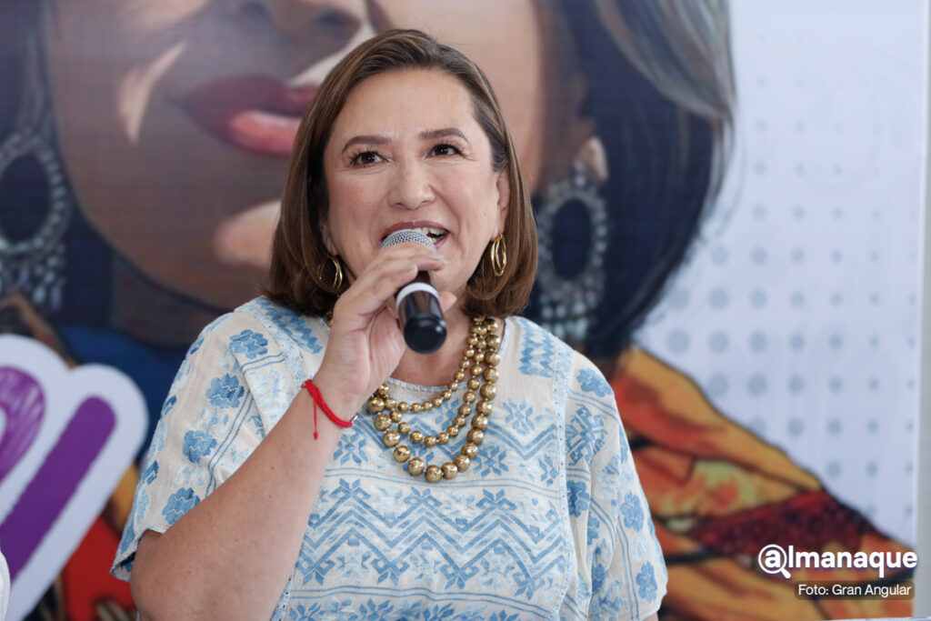 Xochitl Galvez rueda de prensa Puebla