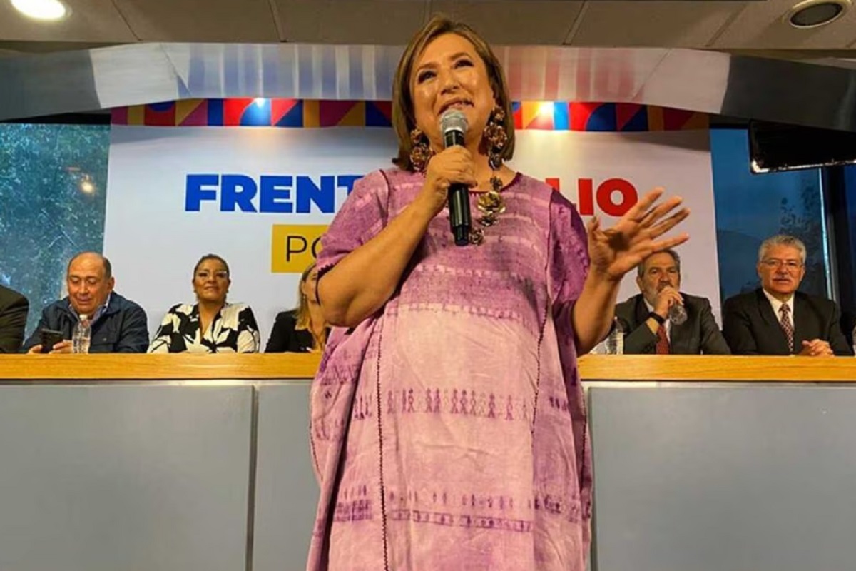Xóchitl Gálvez se registra para contender por candidatura presidencial por el Frente Amplio por México 3 Xochitl Galvez se registra como aspirante a la candidatura presidencial