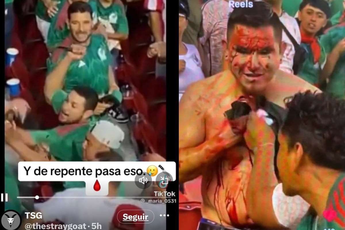 Apuñalan a un aficionado mexicano