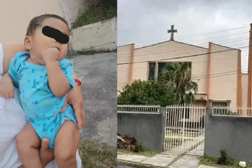bebe abandonado en iglesia de nuevo leon