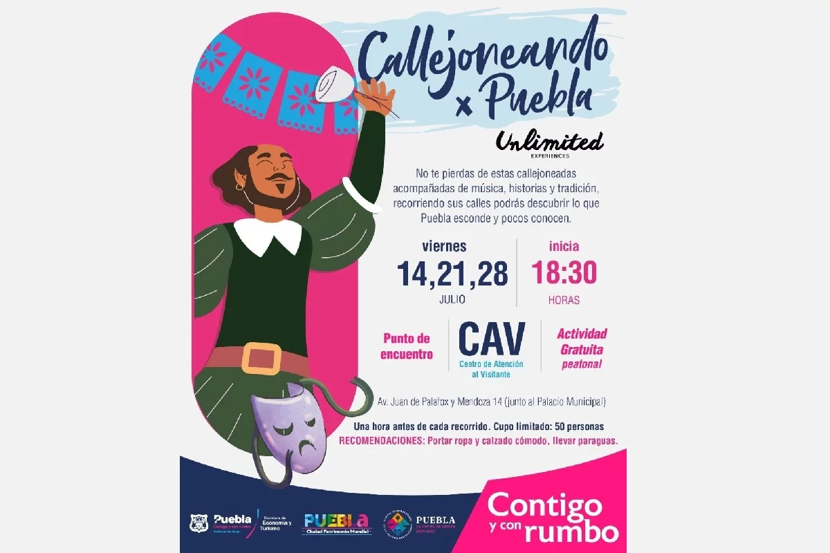 "Callejoneando x Puebla": recorre la ciudad y conoce su historia y leyendas 3 callejoneando x puebla