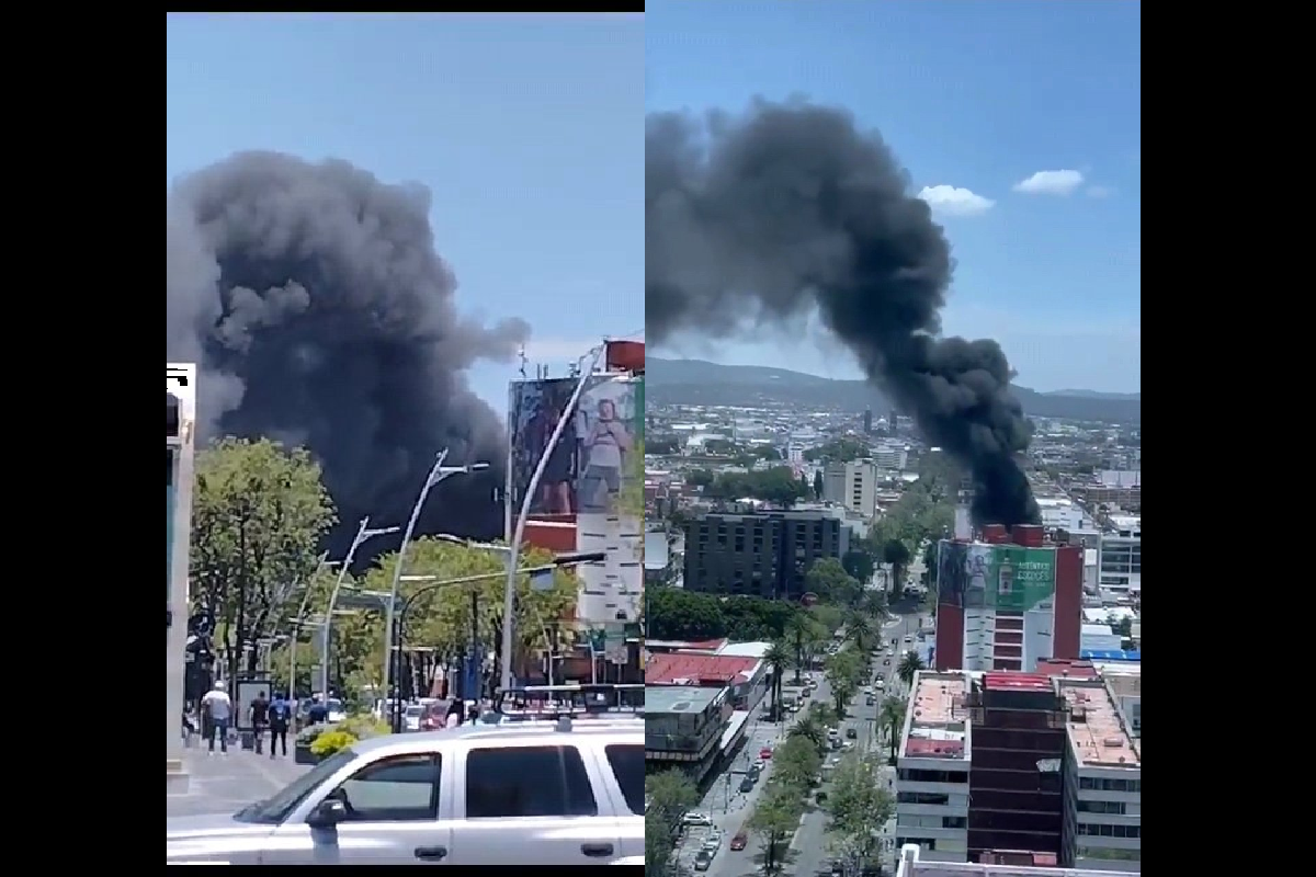 FOTOS y VIDEO: Reportan incendio en el Assukar de la avenida Juárez 3 incendio en la juarez