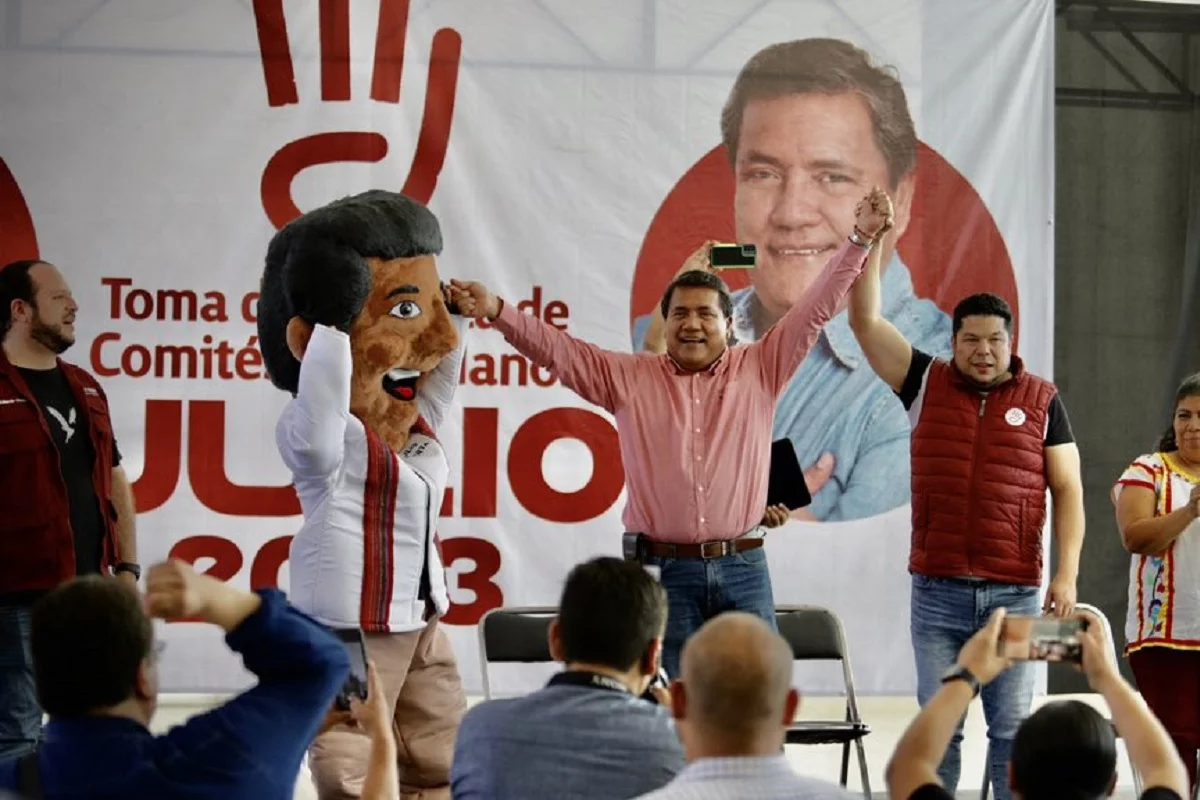 Acompañado de Biestro, Julio Huerta suma a 3 mil simpatizantes para recorrer el estado 1 julio huerta y biestro