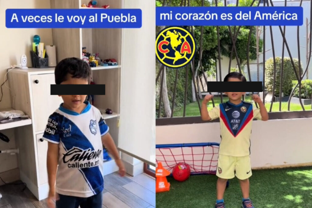 niño prefiere al america en vez del puebla
