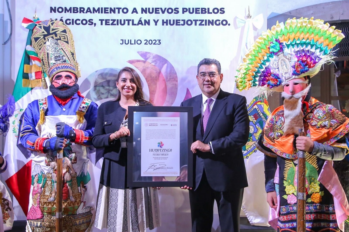Gobierno de Puebla entrega nombramientos de Pueblos Mágicos a Teziutlán y Huejotzingo 1 nuevos Pueblos Magicos